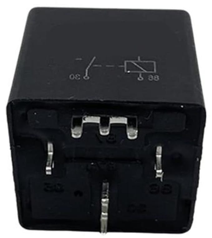 Elektromechanisch Relais - PCB Component - Elektrische Schakeling - 80A Contactbelasting - 24 V - Zwart