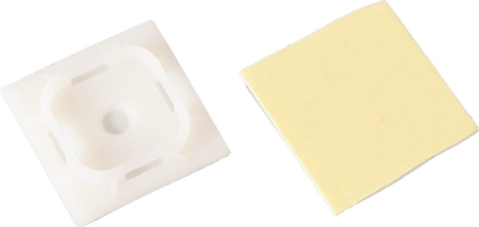 Kortpack - Witte plakzadels - 40mm x 40mm - Wit - 100 stuks per verpakking - (099.8956)