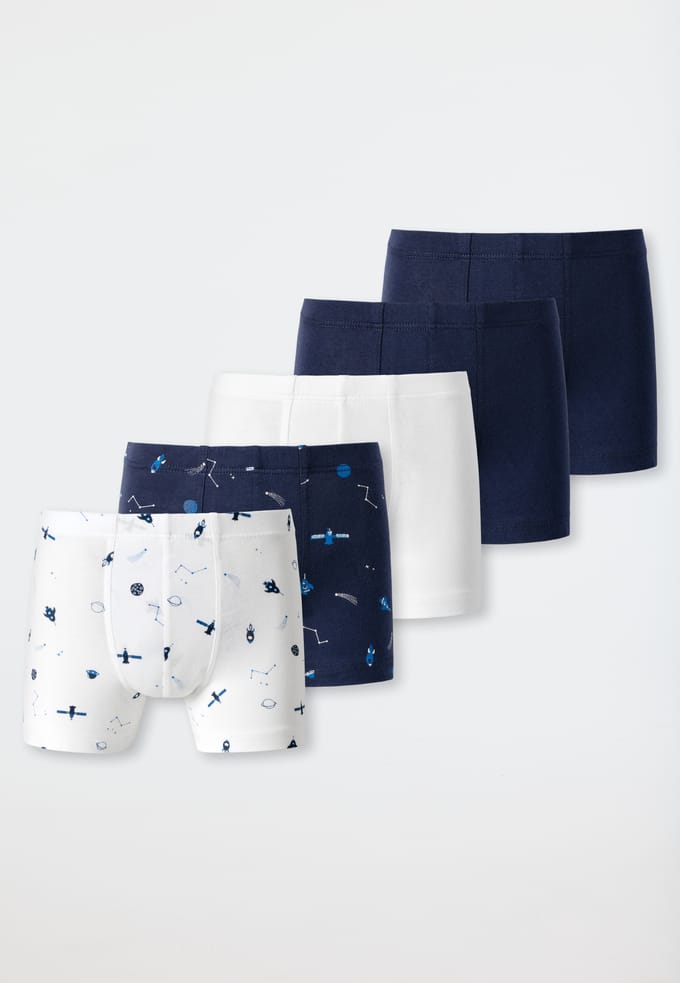 Shorts, set van 5 Softboord, ruimteschip, meerkleurig - 95/5 92