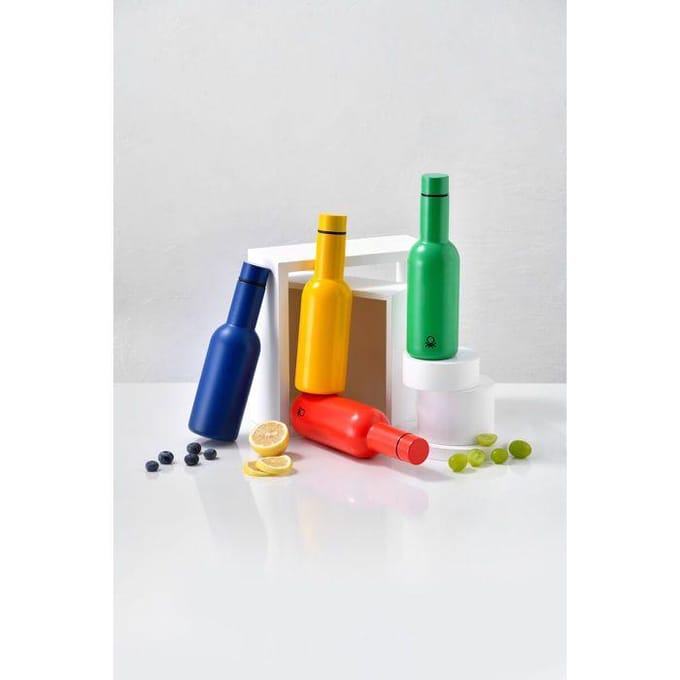 Thermos Benetton RAINBOW BE Bleu Métal Acier inoxydable 550 ml bleu