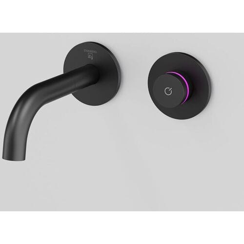 Steinberg iFlow fully electronic wall-mounted washbasin fitting, round rosette 390.1810