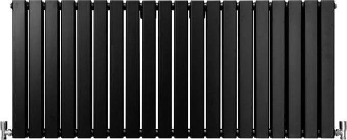 Design radiator - mat zwart - 600 mm x 1400 mm - 15 jaar garantie
