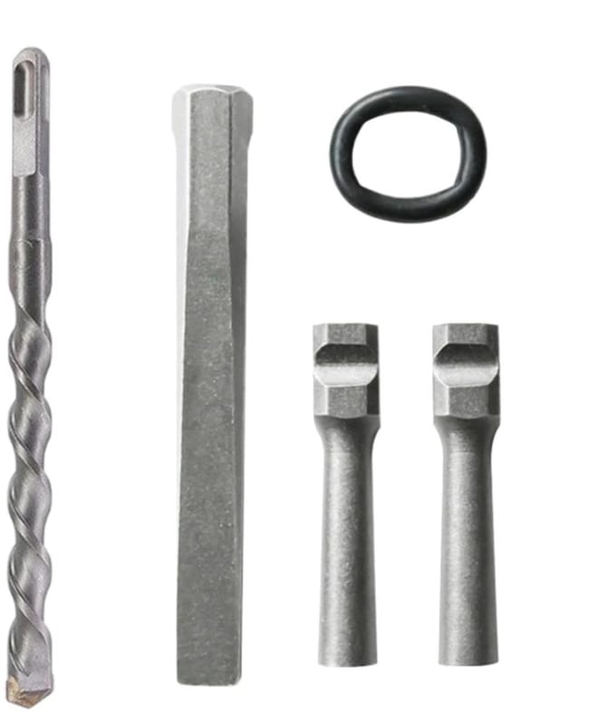 Splijtwiggen Set - Steen Brekers - Efficiënt Steen Splijten - Gehard Staal - 10.5 cm Steenverdeler - Metaal