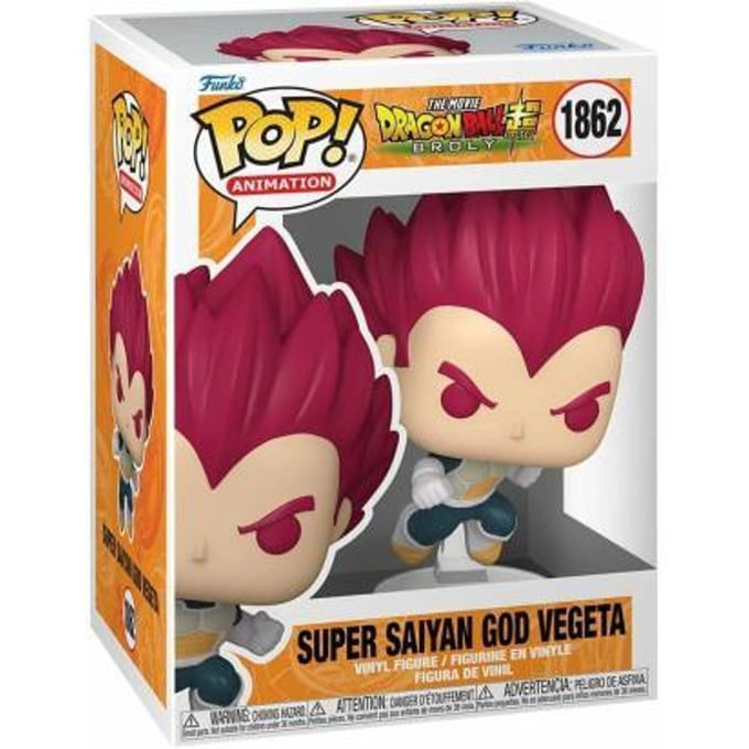POP! Figures Dragon Ball Super - 1862 Super Saiyan God Vegeta Speelpoppen