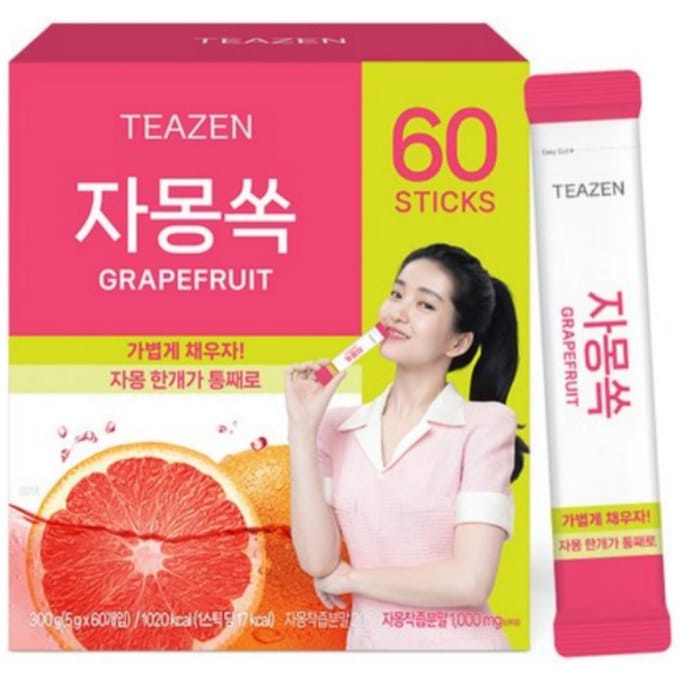 [TEAZEN] Kombucha Thee Grapefruit #60EA yellow