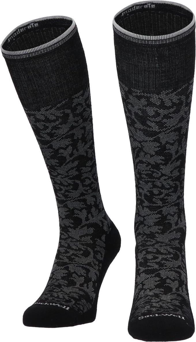 Sockwell - Damask Dames Compressiekousen Klasse 1 Black - Maat 39-43