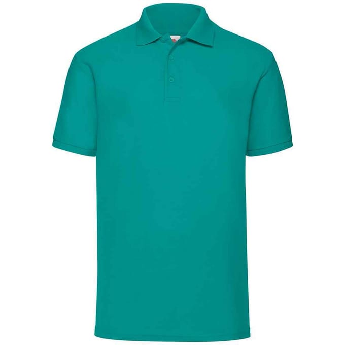 Fruit of the Loom Heren Piqué Polo Shirt (Smaragd)