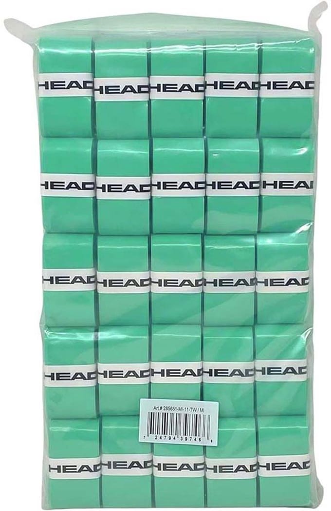 Head Prime Tour - Overgrip - Tackiness - Comfort - groen - 50 stuks