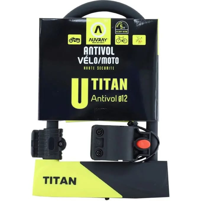 Auvray Titan 245 Beugelslot Fiets- en Motorbeveiliging 165x245mm