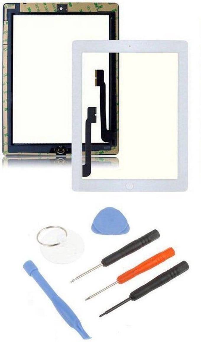iPad 3 scherm digitizer touchscreen wit