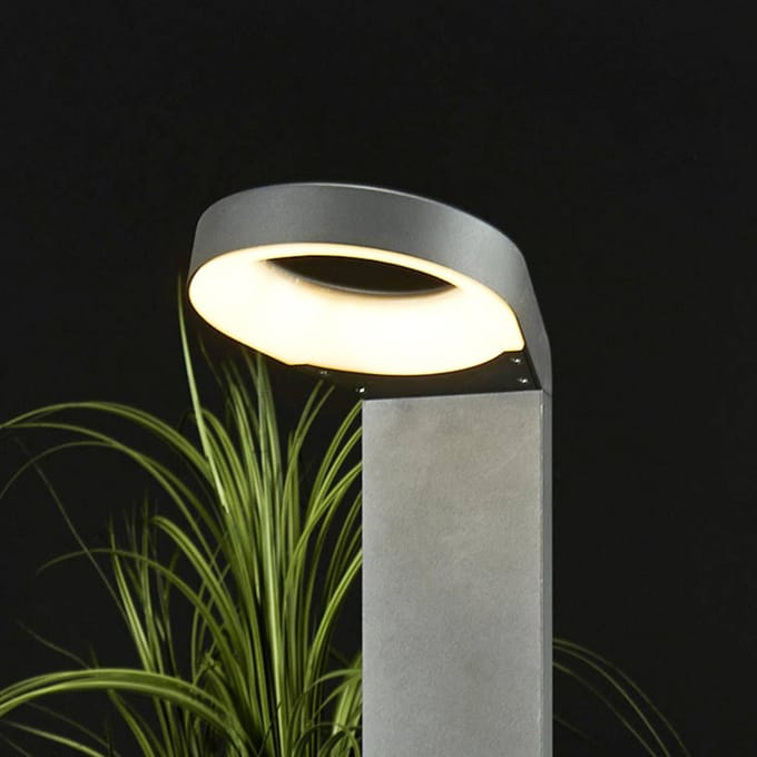 Lucande - LED buitenlamp - 90 lichts - aluminium, polycarbonaat - H: 80.2 cm - antraciet - Inclusief lichtbronnen