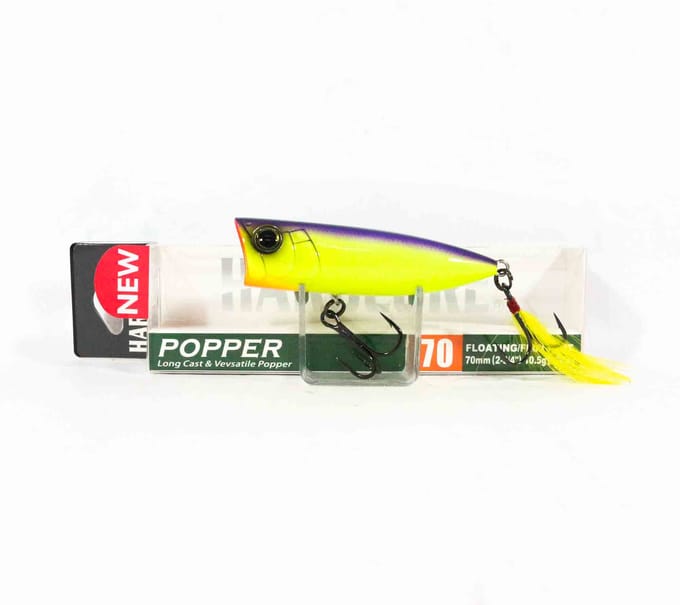 Leurre flottant Yo Zuri Duel Hardcore Popper 70F R1379-PUCL (6906)