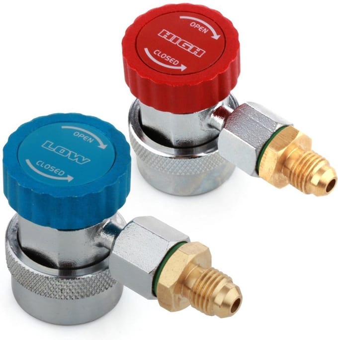Weber Tools set snelkoppelingen voor alle gangbare R134A auto aircosystemen WT-111056