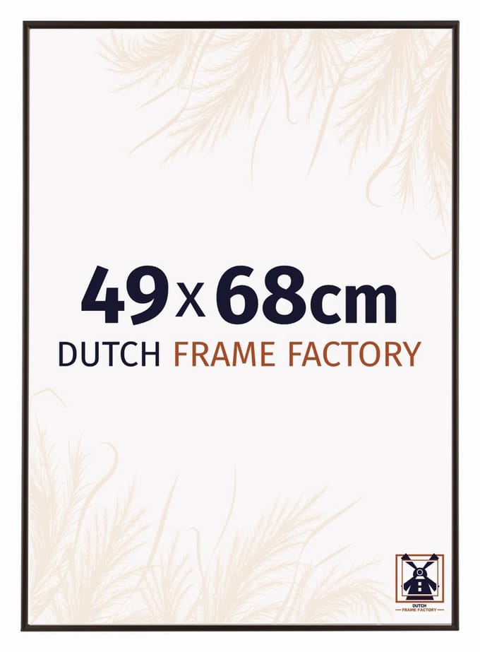 Fotolijst 49x68 cm - Kunststof - Antraciet - Easy