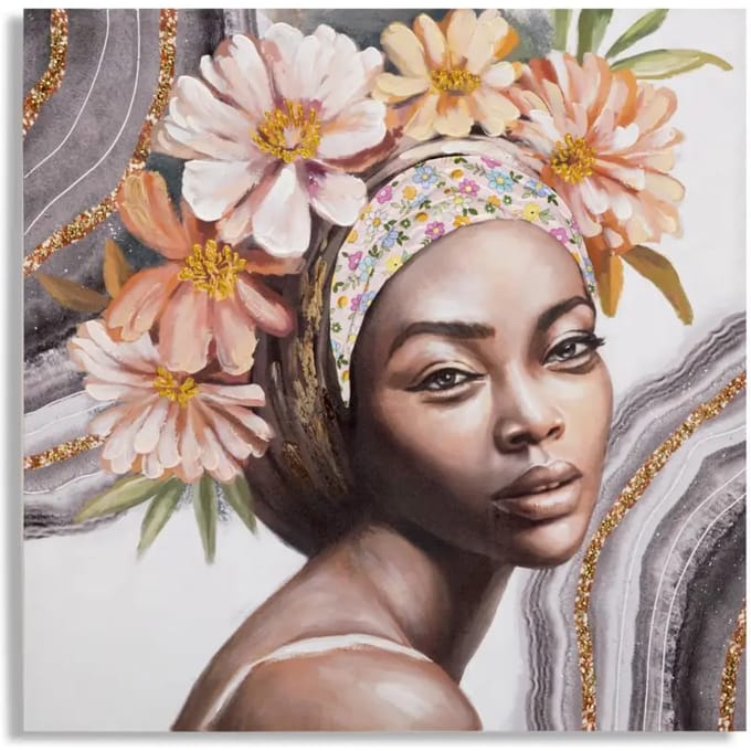 Wanddecoratie schilderij op doek Mauro Ferretti Naomi A