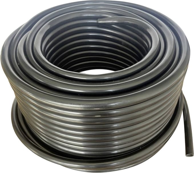 TRU COMPONENTS Persluchtslang TC-12832948 PU4X2.5 Black Polyurethaan Zwart Binnendiameter: 2.5 mm 10 bar 100 m