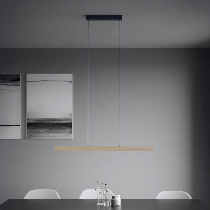 Stars of Light LED hanglamp Montebuono, goud, 180 cm, dimbaar.