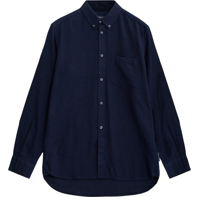 French Connection Flannel Ls Marine Größe: M | Casual hemden Outlet | Herren