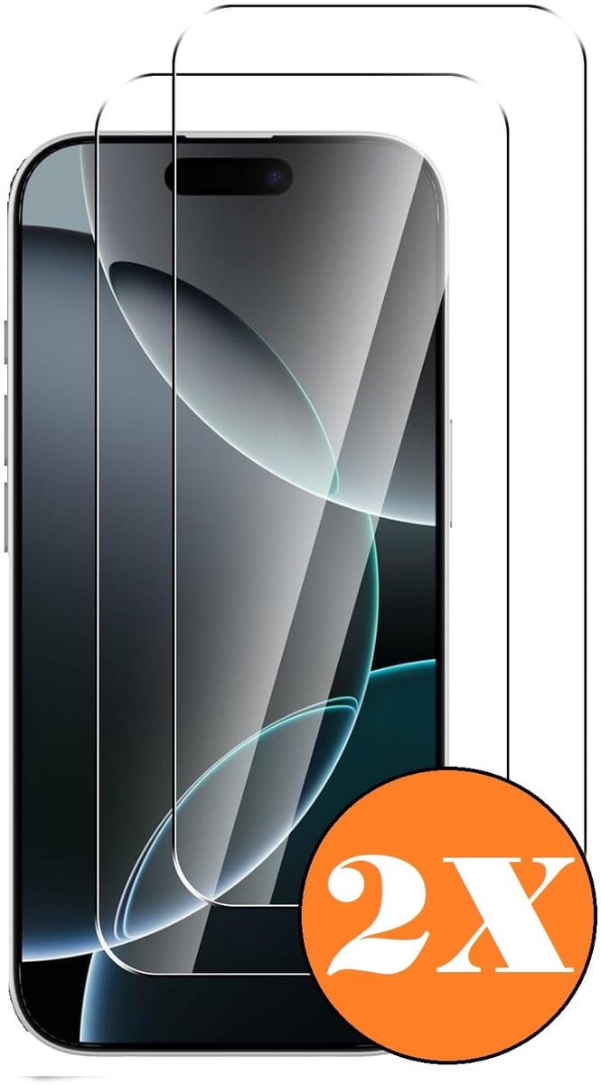 Screenprotector geschikt voor iPhone 16 Pro/17/17 Pro Beschermglas - Screen protector gehard glas - 2 Stuks