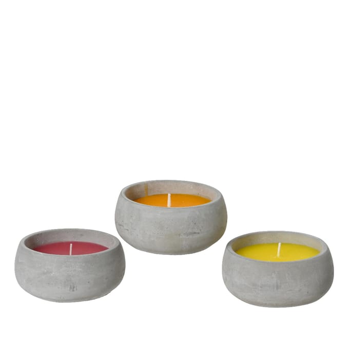 OttoSimon citronella kaars buiten wax 3 assorti - buitenkaars.