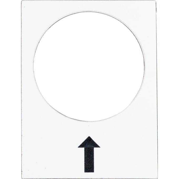 Harmony XB4 Rechts Pijl Labelhouder 30x40mm Wit - ZB2BY4907 [5 Stuks]