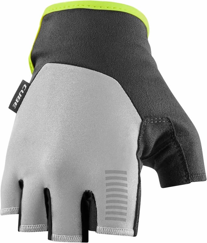 CUBE GLOVES SHORT FINGER X NF GREY/YELLOW