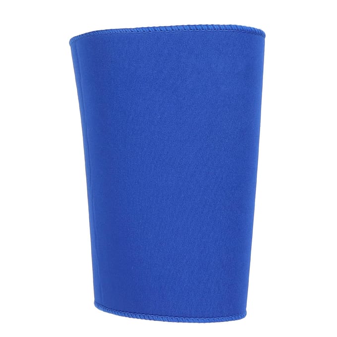 Manchon de compression respirant pour cuisse, en néoprène, antidérapant, pour ischio-jambiers blue