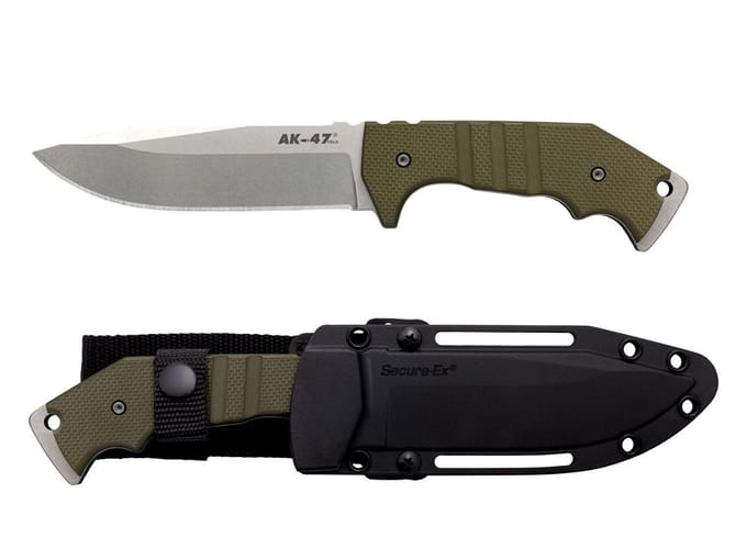 Cold steel ak-47 field knife plain blade