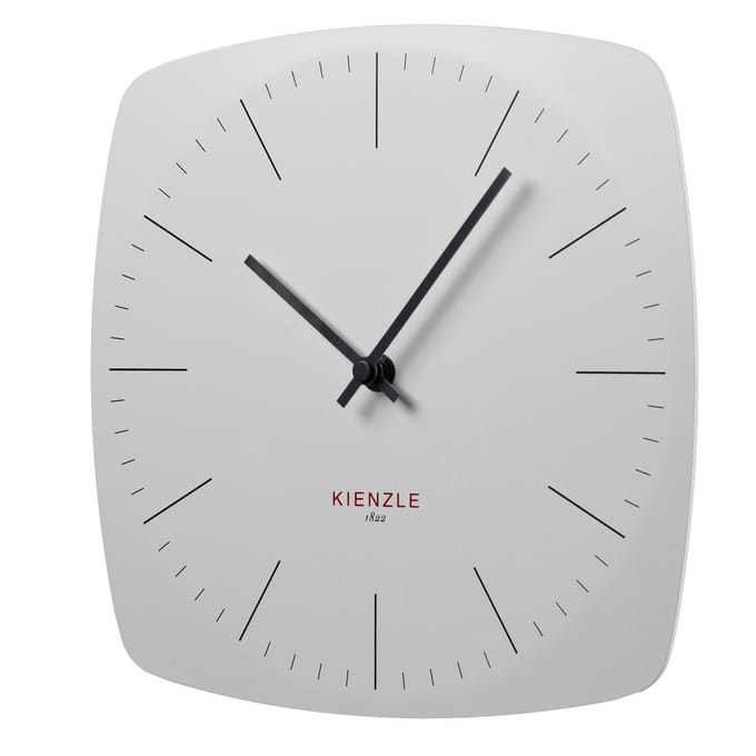 Kienzle Wandklok - Mordern - Vierkant - DCF - 24.6cm - Wit