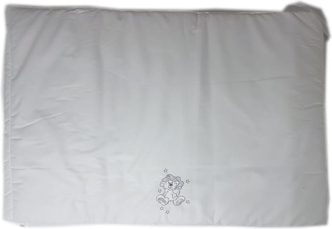 ANEL - bedomrander groot - Slaapbeer - Wit - maten: 240x60cm & 90x60cm