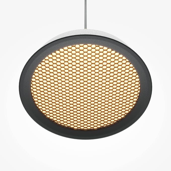 Maytoni LED hanglamp El, Ø 15,3 cm, wit, aluminium