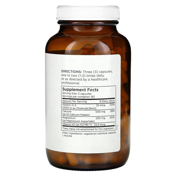 Metabolic Maintenance, Calcium/Magnesium Plus, Vitamine D en Vitamine K2 MK-7, 180 capsules