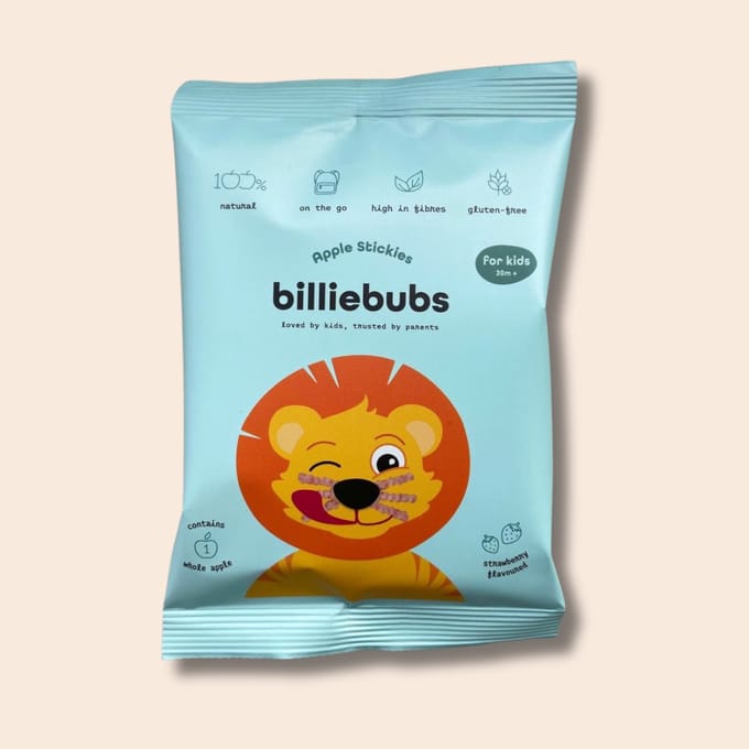Billiebubs - snacks - apple stickies - vanaf 30 maanden
