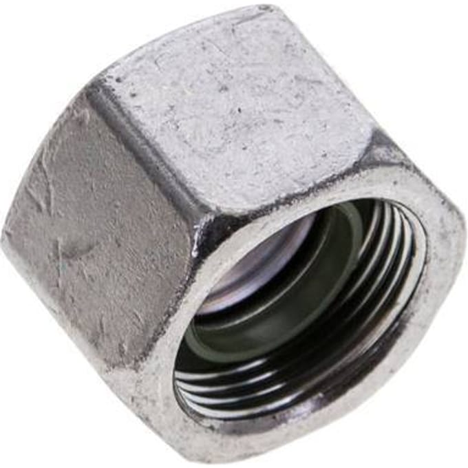 16 S M24x1.5 End Cap Stalen NBR