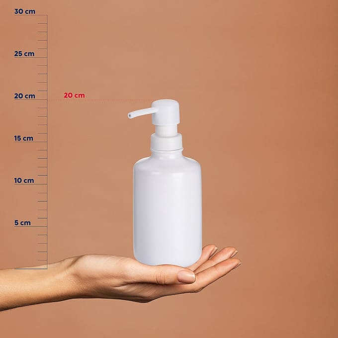 Zeepdispenser, Incl. 5 Etiketten, 0.5 L, Wit - Kela | Leonie
