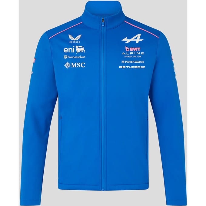 Officieel Unisex Bwt Alpine Formula One Team Soft Shell Jas