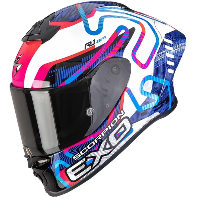 Volle motorhelm Scorpion Exo-R1 Evo II Air Cornering