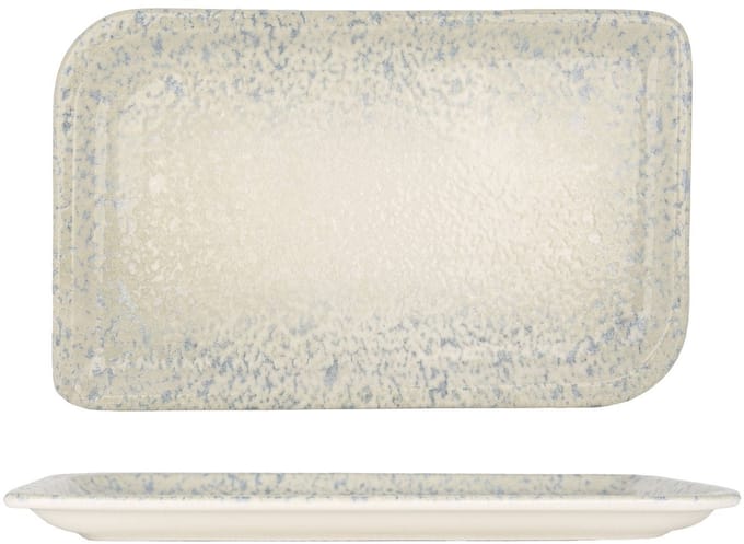 By Bone Serveerschaal - Natura Ocean - Porselein - 24x15 cm - set van 2