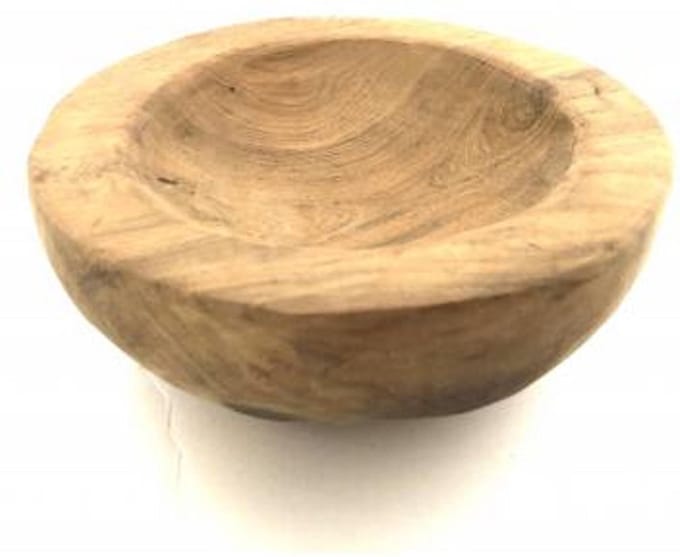 houten kom H5  - teak
