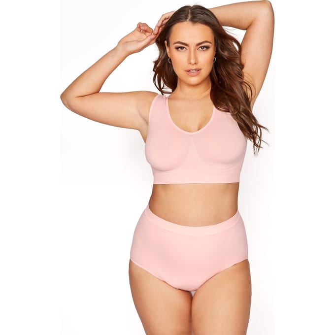 Yours Naadloze Slip Met Hoge Taille In Rozesize 46-48