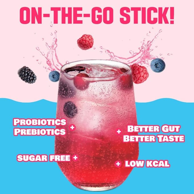 TEAZEN Koreaanse Kombucha Berry – Prebiotische Thee voor Darmgezondheid
