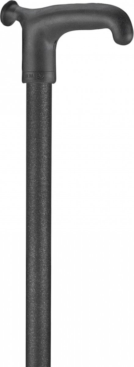 Wandelstok Able2 soft recht handvat zwart