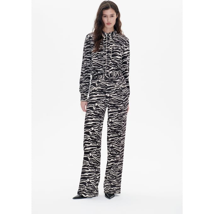 Baum und Pferdgarten Merci Shirt Black Whisper Zebra Größe: 40 | Longsleeves Outlet | Damen | Schwarz
