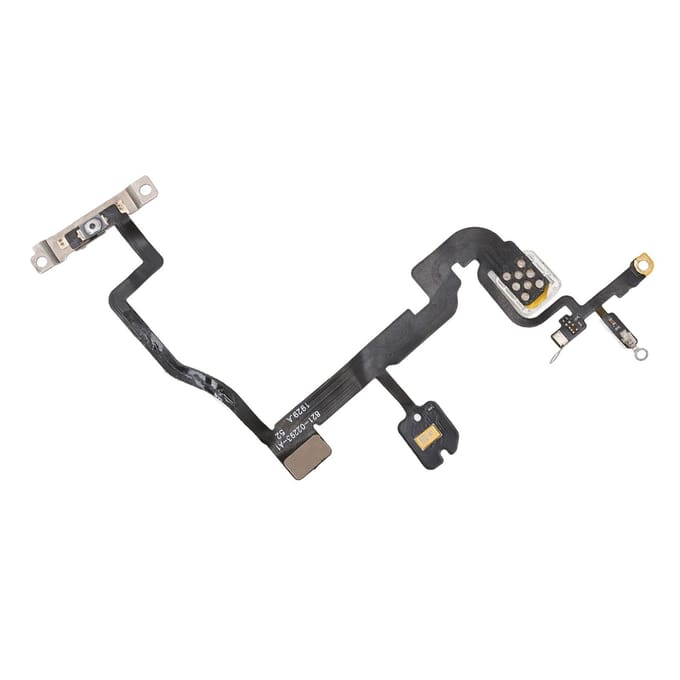 Aan/Uit Flexkabel Telefoon Schakelaar Zaklamp Flexkabel Vervanging voor IPhone 11 Pro Max black