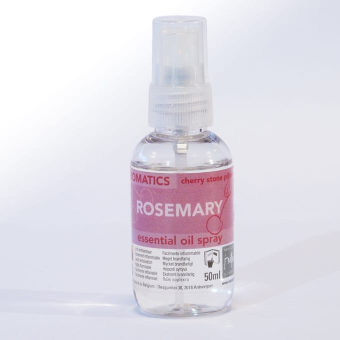 Kersepitje Aromatics - Flesje 50 ml aromaspray gebaseerd op etherische ROZEMARIJNolie