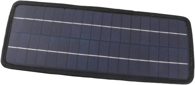 Zonnepaneel Acculader - OBD Lader - Batterij Onderhoud - Regendicht Ontwerp - 10W Vermogen - Zwart