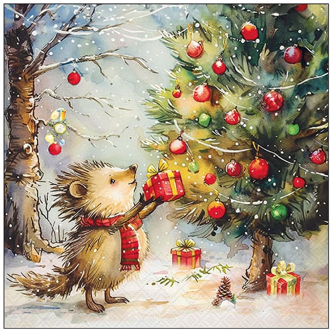 Servet "Present For Hedgehog"