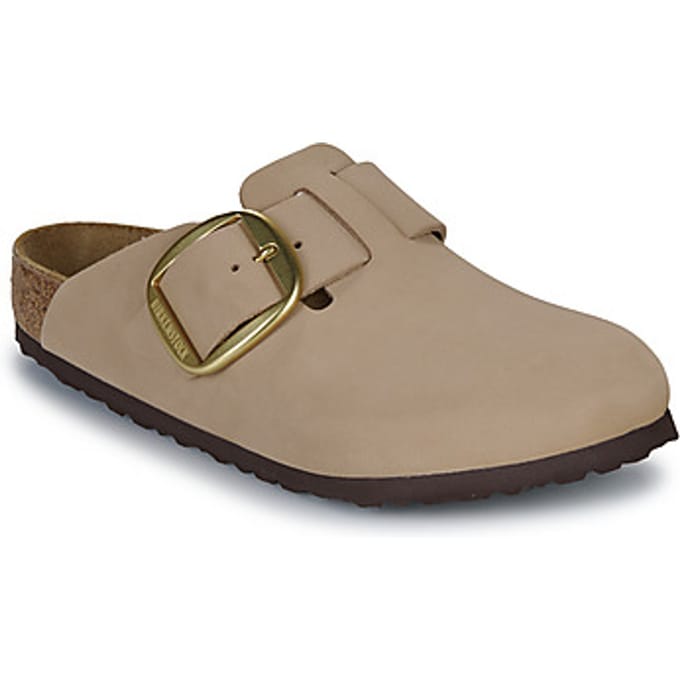 Leren damesklompen Birkenstock Boston Leather