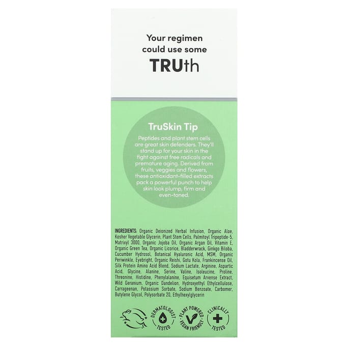 TruSkin, Peptide Eye Gel, 0.5 fl oz (15 ml) white