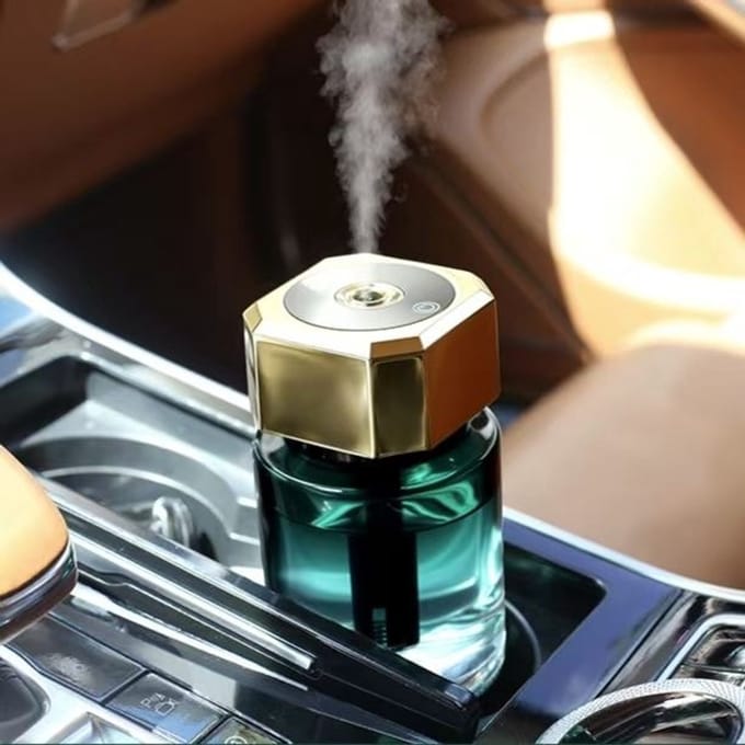 Ambiance Car Diffuser CZ03– Aroma Diffuser voor Auto met 160 ml Reservoir en Lichtprojectie